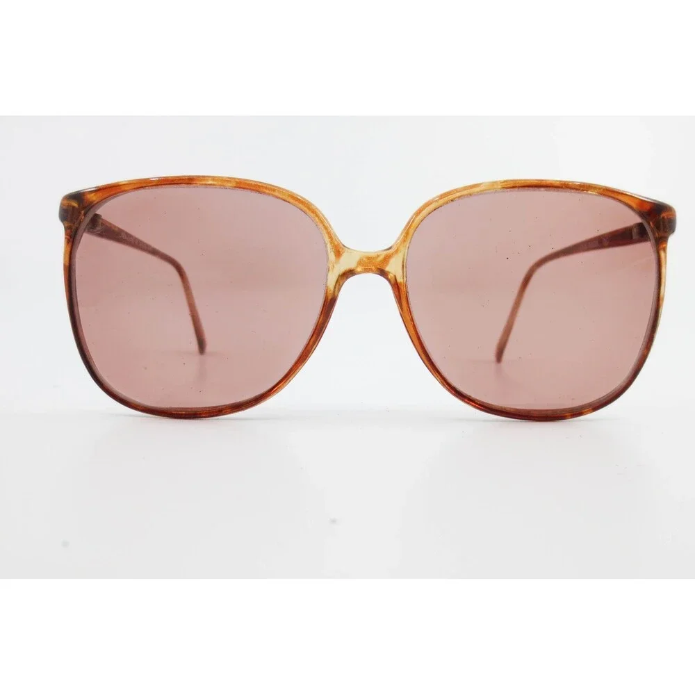 Linda Evans 108 Tortoise Oversized Round Eyeglass Frames Sans Pareil 54-14-140